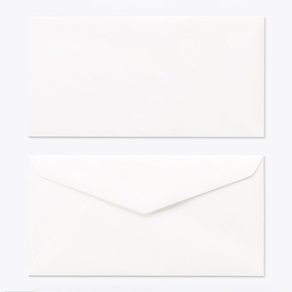 山櫻 封筒　洋長3　ダイヤ貼　ECホワイト100 CoC　〒枠なし 00404080 　500枚/箱（ご注文単位1箱）【直送品】