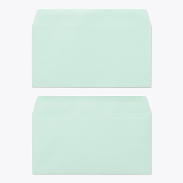 山櫻 封筒　洋長3　カマス貼　ECグリーン100 CoC　〒枠なし 00404086 　1000枚/箱（ご注文単位1箱）【直送品】
