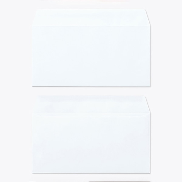 山櫻 封筒　洋長3　カマス貼　ECスカイ100 CoC　〒枠ナシ 00404096 　1000枚/箱（ご注文単位1箱）【直送品】