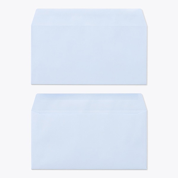 山櫻 封筒　洋長3　カマス貼　ECアクア100 CoC　〒枠なし 00404098 　1000枚/箱（ご注文単位1箱）【直送品】