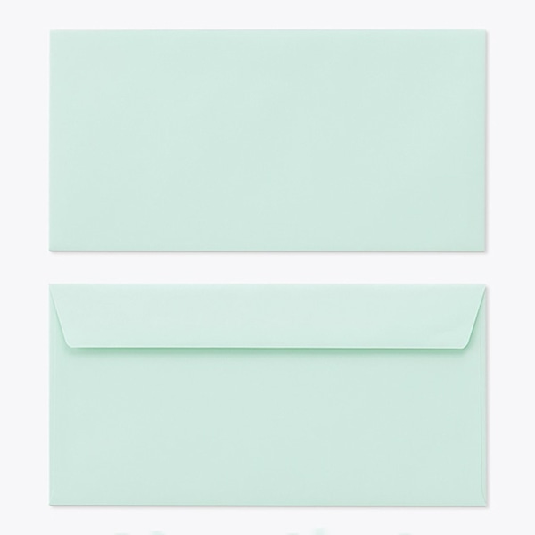 山櫻 封筒　洋長3　カマス貼FF　ECグリーン100 CoC　〒枠なし 00404105 　1000枚/箱（ご注文単位1箱）【直送品】