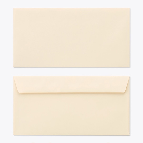 山櫻 封筒　洋長3　カマス貼FF　ECベージュ100 〒枠なし 00404108 　1000枚/箱（ご注文単位1箱）【直送品】