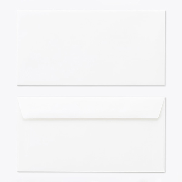 山櫻 封筒　洋長3　カマス貼FF　ECホワイト100 CoC　〒枠なし 00404110 　1000枚/箱（ご注文単位1箱）【直送品】