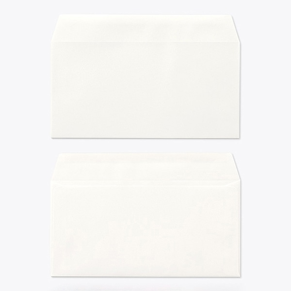 山櫻 封筒　洋長3　カマス貼　サイタン　ホワイト100 〒枠なし 00404121 　1000枚/箱（ご注文単位1箱）【直送品】