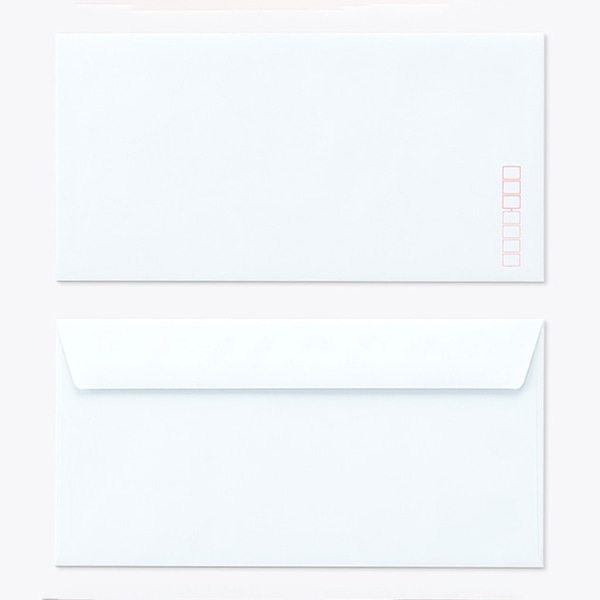 山櫻 封筒　洋長3　カマス貼FF　ECスカイ100 〒枠入 00404182 　1000枚/箱（ご注文単位1箱）【直送品】