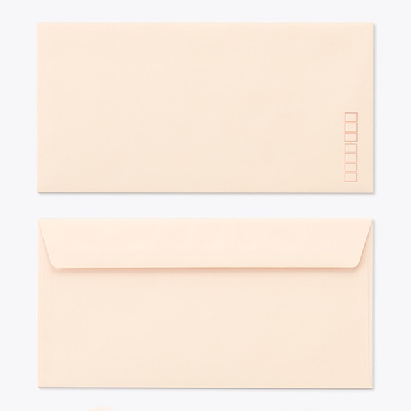 山櫻 封筒　洋長3　カマス貼FF　ECピンク100 CoC　〒枠入 00404184 　1000枚/箱（ご注文単位1箱）【直送品】