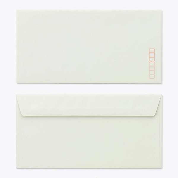 山櫻 封筒　洋長3　カマス貼FF　ECグレイ100 CoC　〒枠入 00404186 　1000枚/箱（ご注文単位1箱）【直送品】