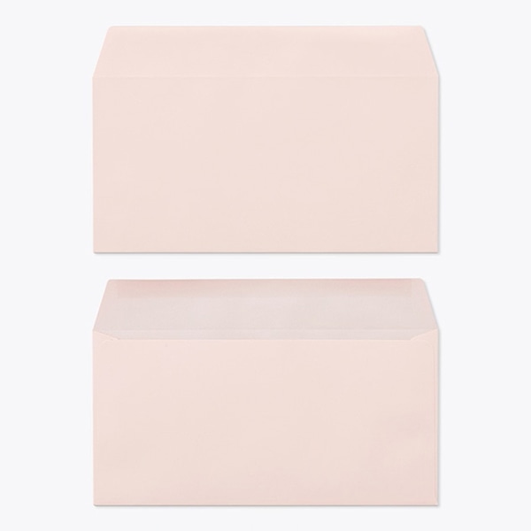山櫻 封筒　洋長3　カマス貼　ミエナイピンク100 CoC　〒枠なし 00404226 　1000枚/箱（ご注文単位1箱）【直送品】