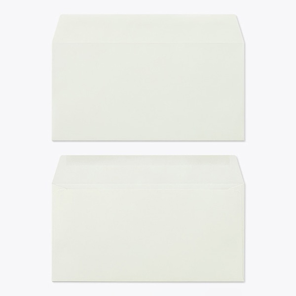 山櫻 封筒　洋長3　カマス貼　ミエナイグレイ100 〒枠なし 00404228 　1000枚/箱（ご注文単位1箱）【直送品】