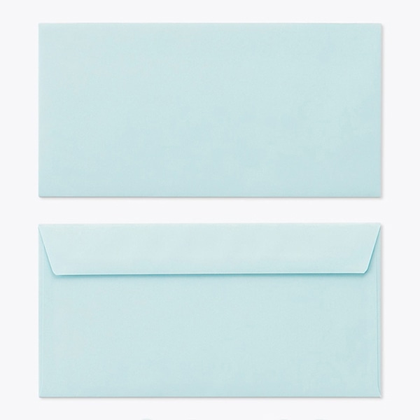 山櫻 封筒　洋長3　カマス貼FF　Kソライロ85 〒枠なし 00404251 　1000枚/箱（ご注文単位1箱）【直送品】