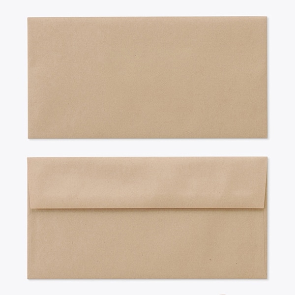 山櫻 封筒　洋長3　カマス貼FF　ナチュラルクラフト80 CoC　〒枠なし 00404300 　1000枚/箱（ご注文単位1箱）【直送品】