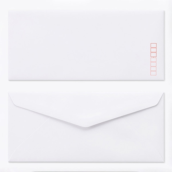 山櫻 封筒　洋4　ダイヤ貼　Pケント100 CoC　〒枠入 00405005 　500枚/箱（ご注文単位1箱）【直送品】