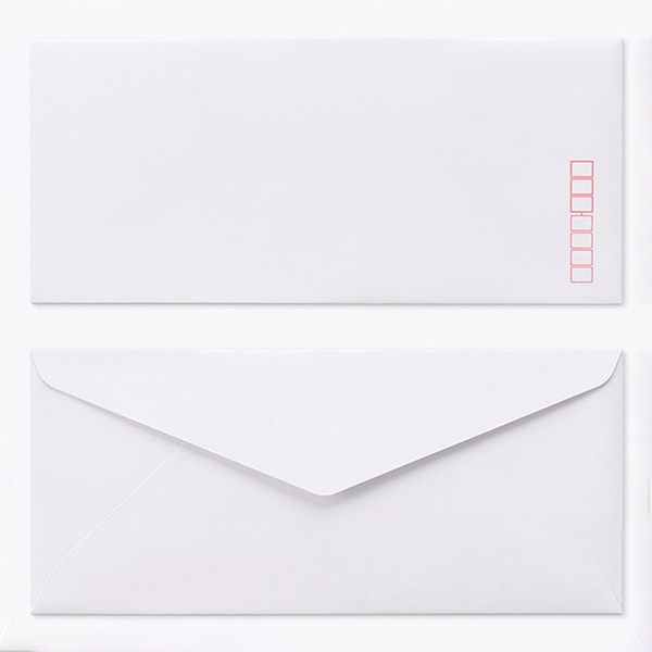 山櫻 封筒　洋4　ダイヤ貼　Sケント　スラット 〒枠入 00405013 　500枚/箱（ご注文単位1箱）【直送品】
