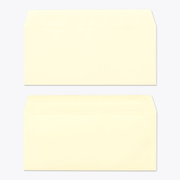 山櫻 封筒　洋4　カマス貼　ECクリーム100 CoC　〒枠なし 00405092 　1000枚/箱（ご注文単位1箱）【直送品】