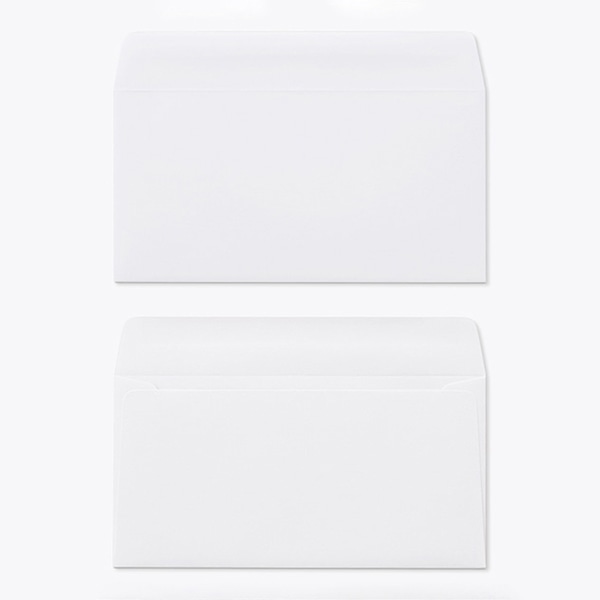 山櫻 封筒　洋6　カマス貼　本ケント100 CoC　〒枠なし 00407016 　500枚/箱（ご注文単位1箱）【直送品】