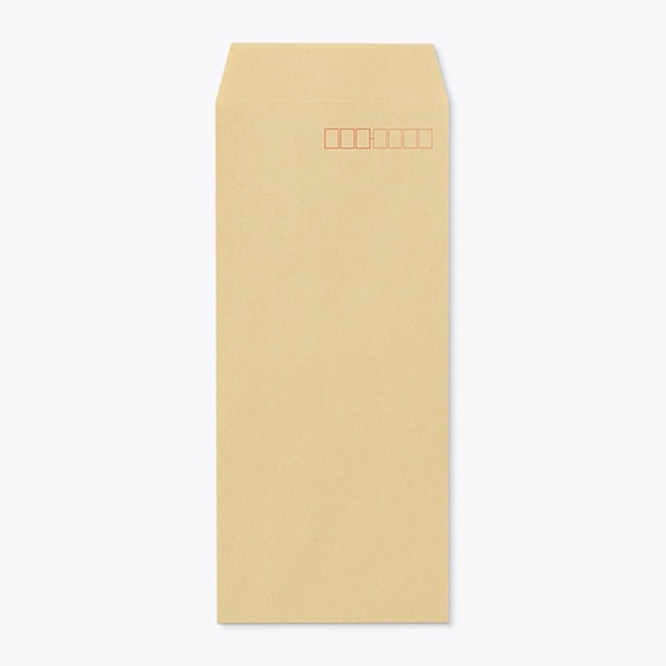 山櫻 封筒 洋4タテ 中貼 クラフト85 CoC 〒枠入 00503006 1000枚/箱(ご注文単位1箱)【直送品】