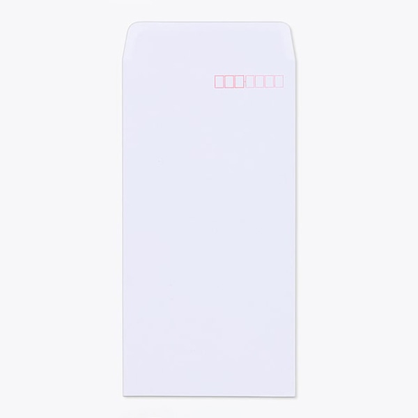 山櫻 封筒 長3 中貼 白二重 再生ケント 〒枠入 00509019 500枚/箱(ご注文単位1箱)【直送品】