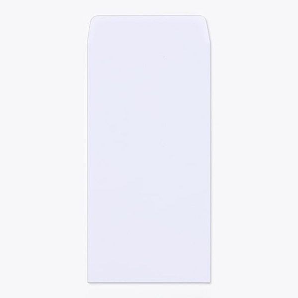 山櫻 封筒 長3 中貼 白二重 再生ケント 〒枠なし 00509020 500枚/箱(ご注文単位1箱)【直送品】