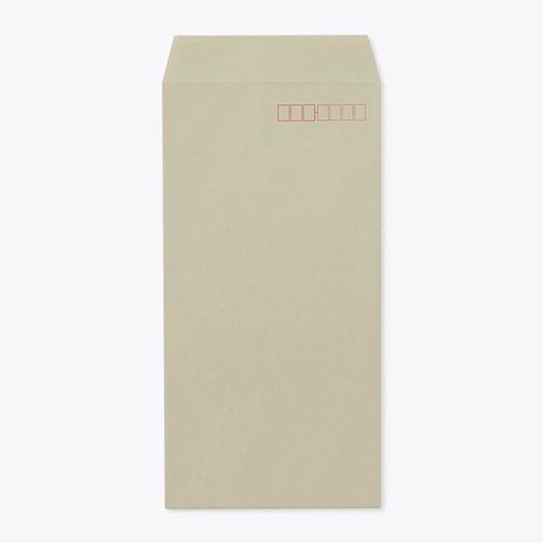 山櫻 封筒 長3 中貼 Kグレイ70 CoC 〒枠入 00510007 1000枚/箱(ご注文単位1箱)【直送品】