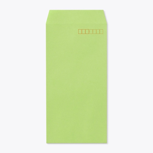 山櫻 封筒　長3　スミ貼　Kグリーン85 CoC　〒枠入 00513036 　1000枚/箱（ご注文単位1箱）【直送品】