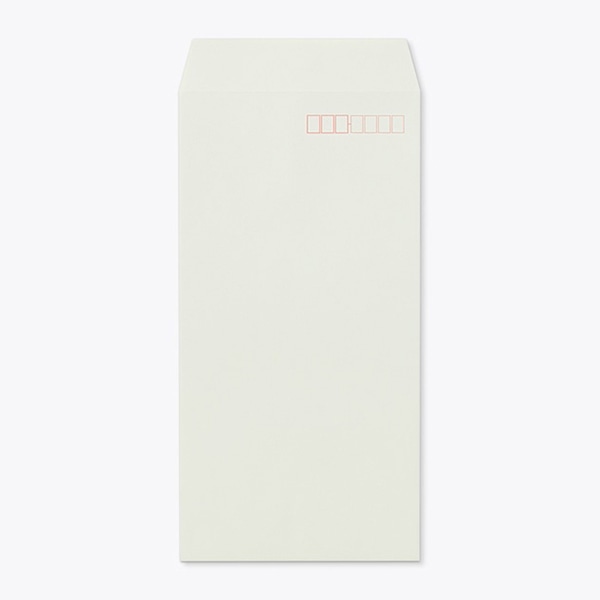 山櫻 封筒　長3　スミ貼　ECグレイ80 CoC　〒枠入 00513044 　1000枚/箱（ご注文単位1箱）【直送品】