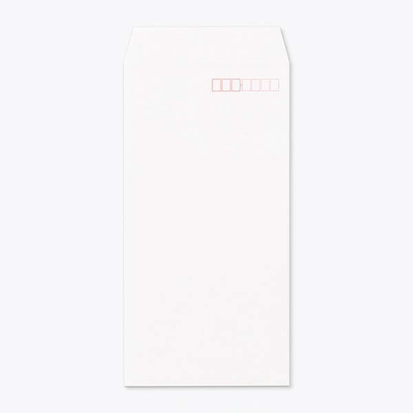 山櫻 封筒　長3　スミ貼　ECホワイト80 〒枠入 00513050 　1000枚/箱（ご注文単位1箱）【直送品】