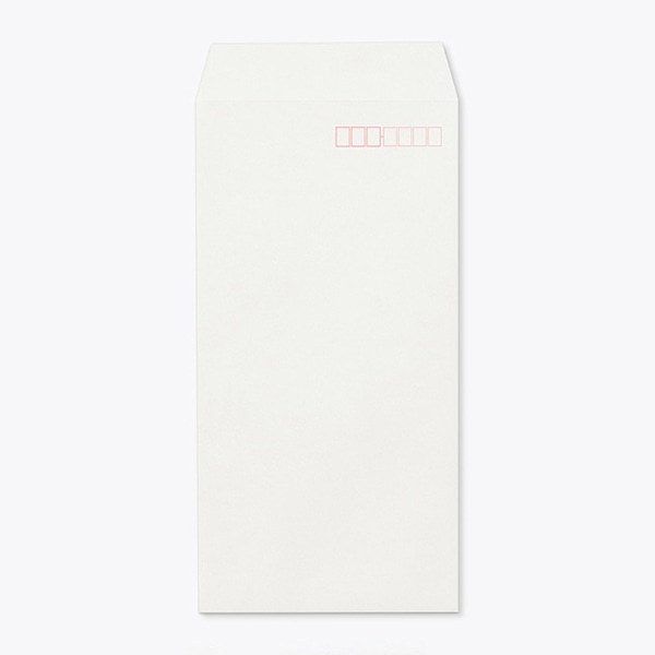 山櫻 封筒 長3 スミ貼 ミエナイ白100 CoC 〒枠入 00513131 1000枚/箱(ご注文単位1箱)【直送品】