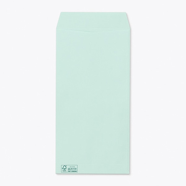 山櫻 封筒　長3　スミ貼　ECグリーン80 森林認証マーク入　〒枠入 00513442 　1000枚/箱（ご注文単位1箱）【直送品】