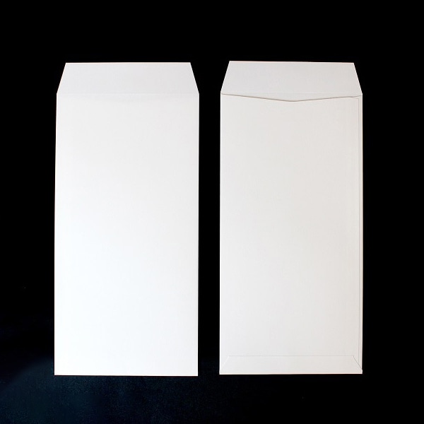 山櫻 封筒 長3 スミ貼 ARスノーホワイト130 CoC 〒枠なし 00513802 500枚/箱(ご注文単位1箱)【直送品】