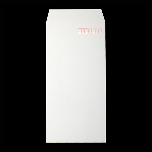 山櫻 封筒　長3　スミ貼　ヨミニクイ　ECグレイ80 CoC　〒枠入 00513821 　1000枚/箱（ご注文単位1箱）【直送品】