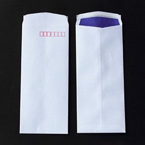 山櫻 封筒　長4　中貼　白二重　220S丸ベロ　スラット スラット　CoC　〒枠入 00516103 　1000枚/箱（ご注文単位1箱）【直送品】