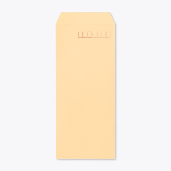 山櫻 封筒　長4　中貼　ECオレンジ80 〒枠入 00518009 　1000枚/箱（ご注文単位1箱）【直送品】