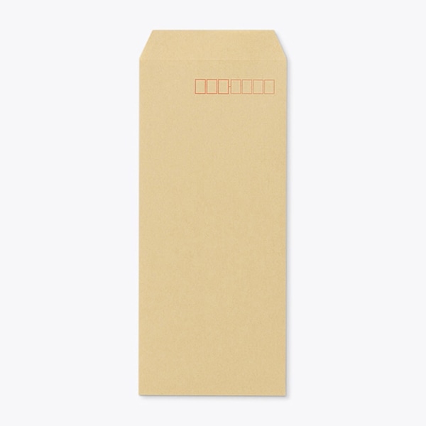 山櫻 封筒 長4 スミ貼 クラフト70 CoC 〒枠入 00519002 1000枚/箱(ご注文単位1箱)【直送品】