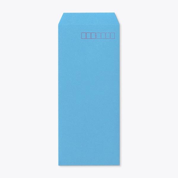 山櫻 封筒 長4 スミ貼 Kブルー70 CoC 〒枠入 00519019 1000枚/箱(ご注文単位1箱)【直送品】