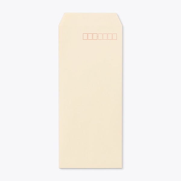 山櫻 封筒 長4 スミ貼 ECベージュ80 〒枠入 00519046 1000枚/箱(ご注文単位1箱)【直送品】