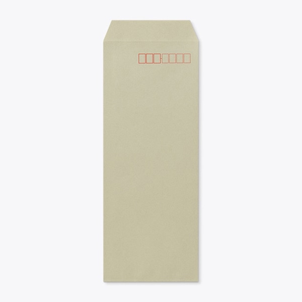 山櫻 封筒 長40 スミ貼 Kグレイ70 CoC 〒枠入 00521053 1000枚/箱(ご注文単位1箱)【直送品】