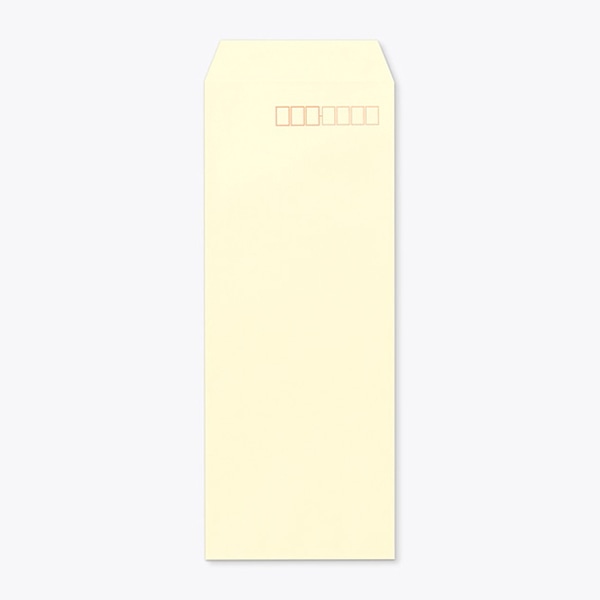 山櫻 封筒 長40 スミ貼 ECクリーム80 〒枠入 00521068 1000枚/箱(ご注文単位1箱)【直送品】