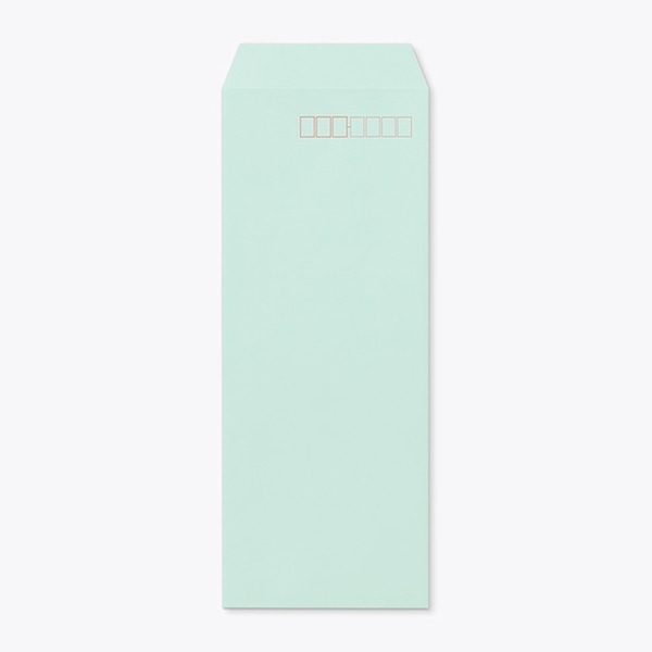 山櫻 封筒　長40　スミ貼　ECグリーン80 CoC　〒枠入 00521070 　1000枚/箱（ご注文単位1箱）【直送品】