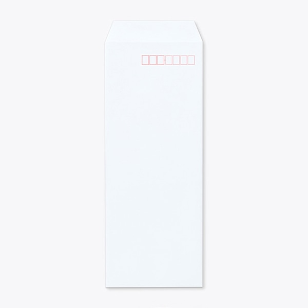 山櫻 封筒　長40　スミ貼　ECスカイ80 〒枠入 00521076 　1000枚/箱（ご注文単位1箱）【直送品】