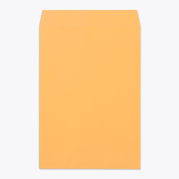 山櫻 封筒　角1　中貼　Kオレンジ100 〒枠なし 00527004 　500枚/箱（ご注文単位1箱）【直送品】