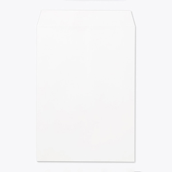 山櫻 封筒 角2 中貼 ECホワイト100 〒枠なし 00533010 500枚/箱(ご注文単位1箱)【直送品】