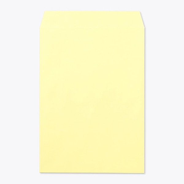 山櫻 封筒　角2　スミ貼　Kレモン85 CoC　〒枠なし 00534033 　500枚/箱（ご注文単位1箱）【直送品】