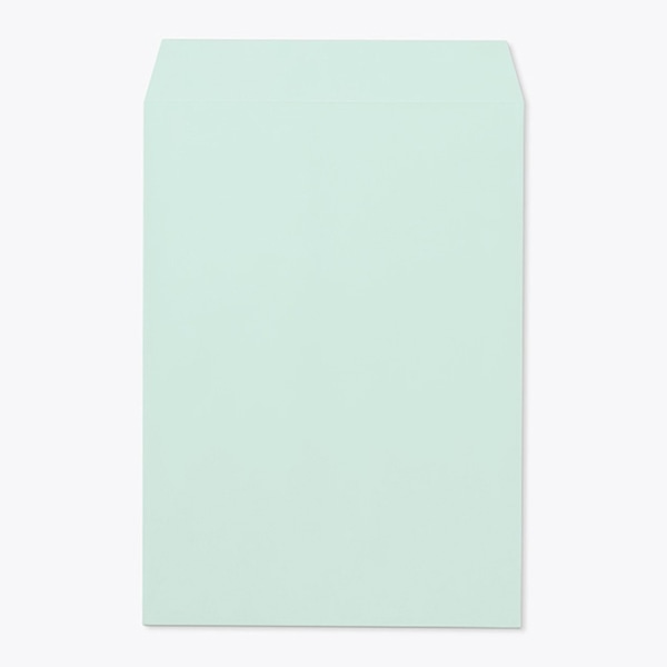 山櫻 封筒　角2　スミ貼　ECグリーン100 CoC　〒枠なし 00534043 　500枚/箱（ご注文単位1箱）【直送品】