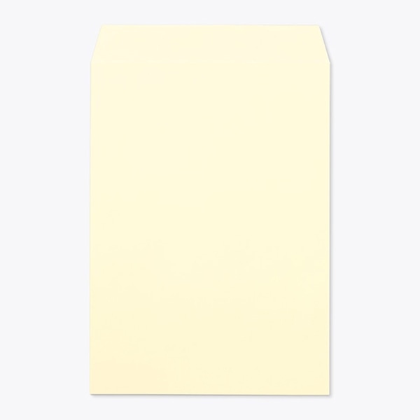 山櫻 封筒　角2　スミ貼　ECウスクリーム100 〒枠なし 00534054 　500枚/箱（ご注文単位1箱）【直送品】