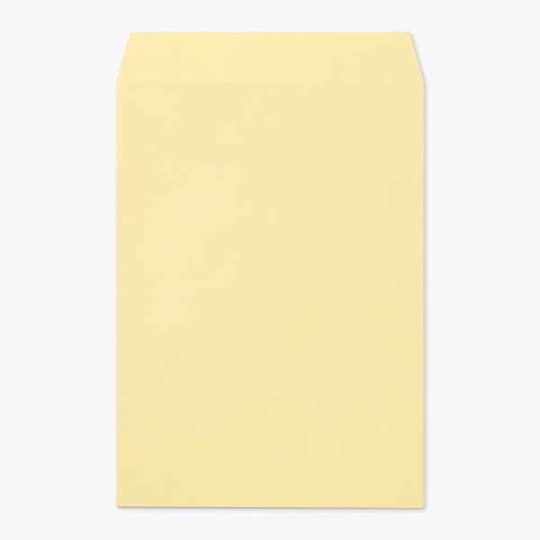 山櫻 封筒　角2　スミ貼　Kクリーム100 CoC　〒枠なし 00534063 　500枚/箱（ご注文単位1箱）【直送品】