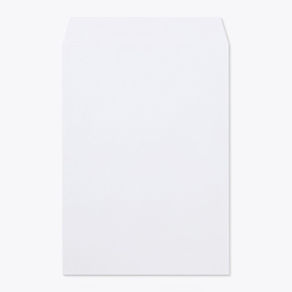山櫻 封筒　角2　スミ貼　竹ホワイト100 CoC　〒枠なし 00534096 　500枚/箱（ご注文単位1箱）【直送品】