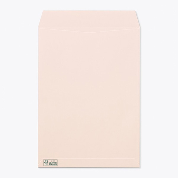 山櫻 封筒 角2 スミ貼 ECピンク100 森林認証マーク入 〒枠なし 00534251 500枚/箱(ご注文単位1箱)【直送品】