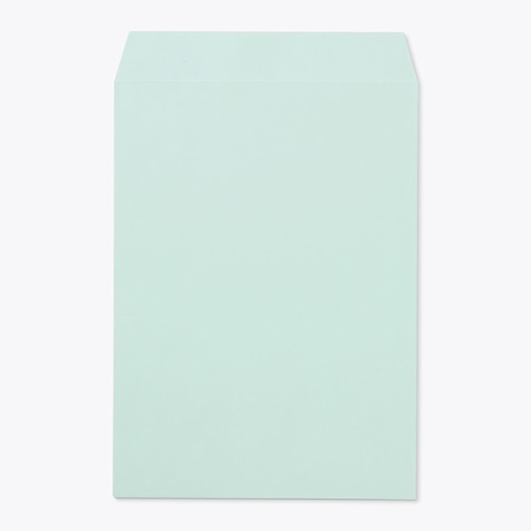 山櫻 封筒　角2　スミ貼　ECグリーン100 森林認証マーク入　〒枠なし 00534252 　500枚/箱（ご注文単位1箱）【直送品】