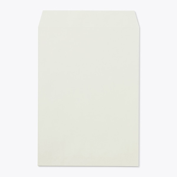 山櫻 封筒　角2　スミ貼　ECグレイ100 森林認証マーク入　〒枠なし 00534253 　500枚/箱（ご注文単位1箱）【直送品】