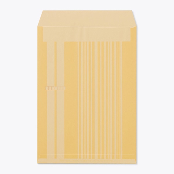 山櫻 封筒　角2　スミ貼　クラフト85　UD CoC　〒枠入 00534303 　500枚/箱（ご注文単位1箱）【直送品】